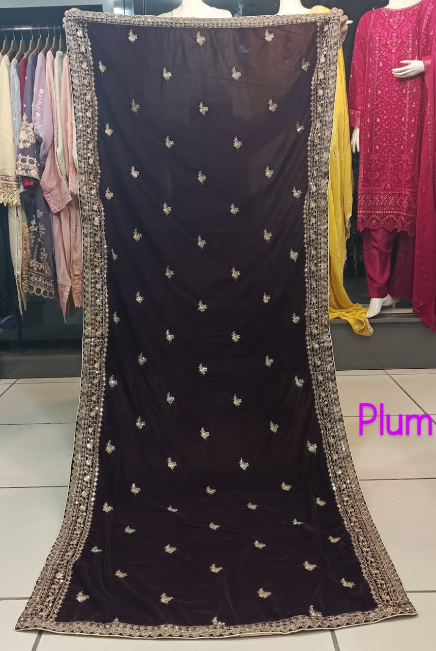 Velvet Shawl after 20% Discount 013