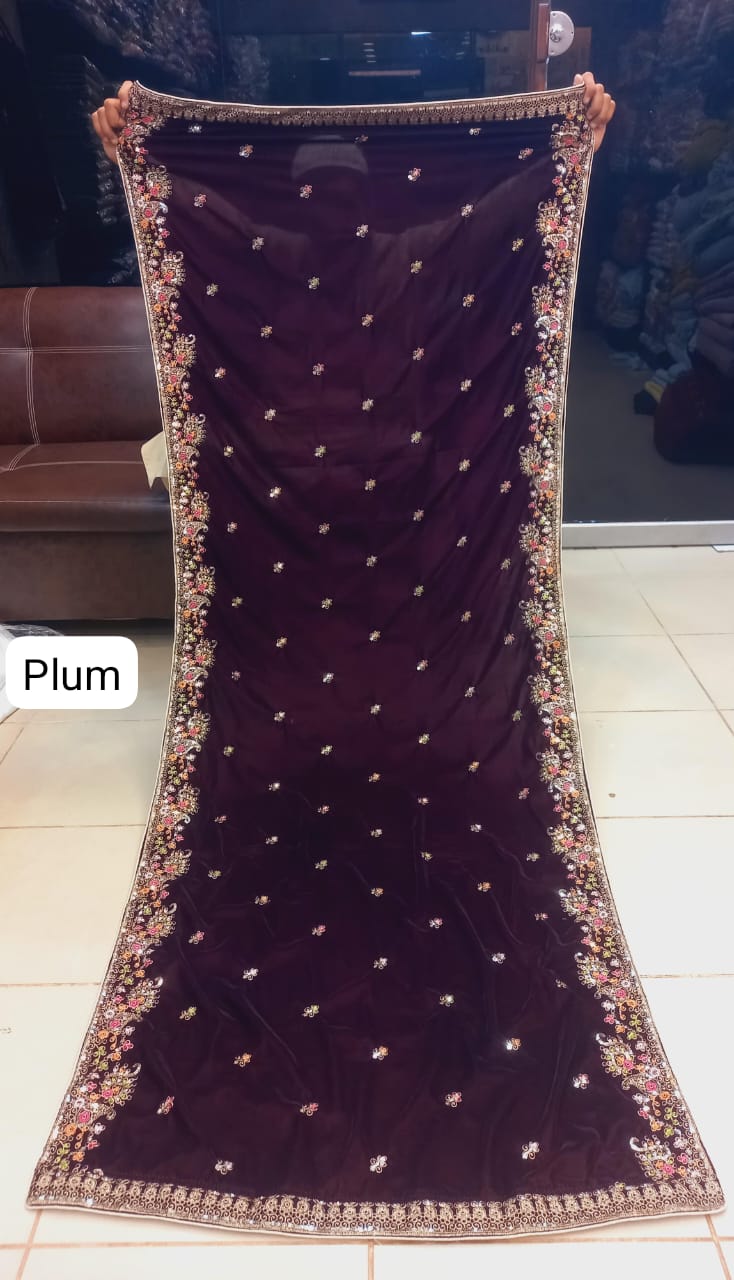 Velvet Shawl after 20% Discount 012