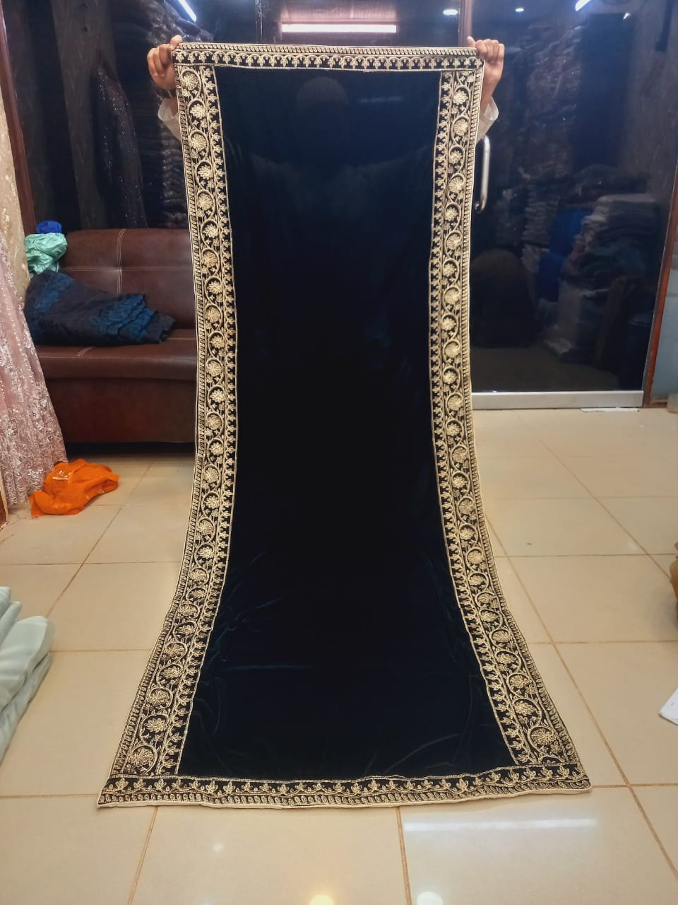 Velvet Shawl after 20% Discount 016