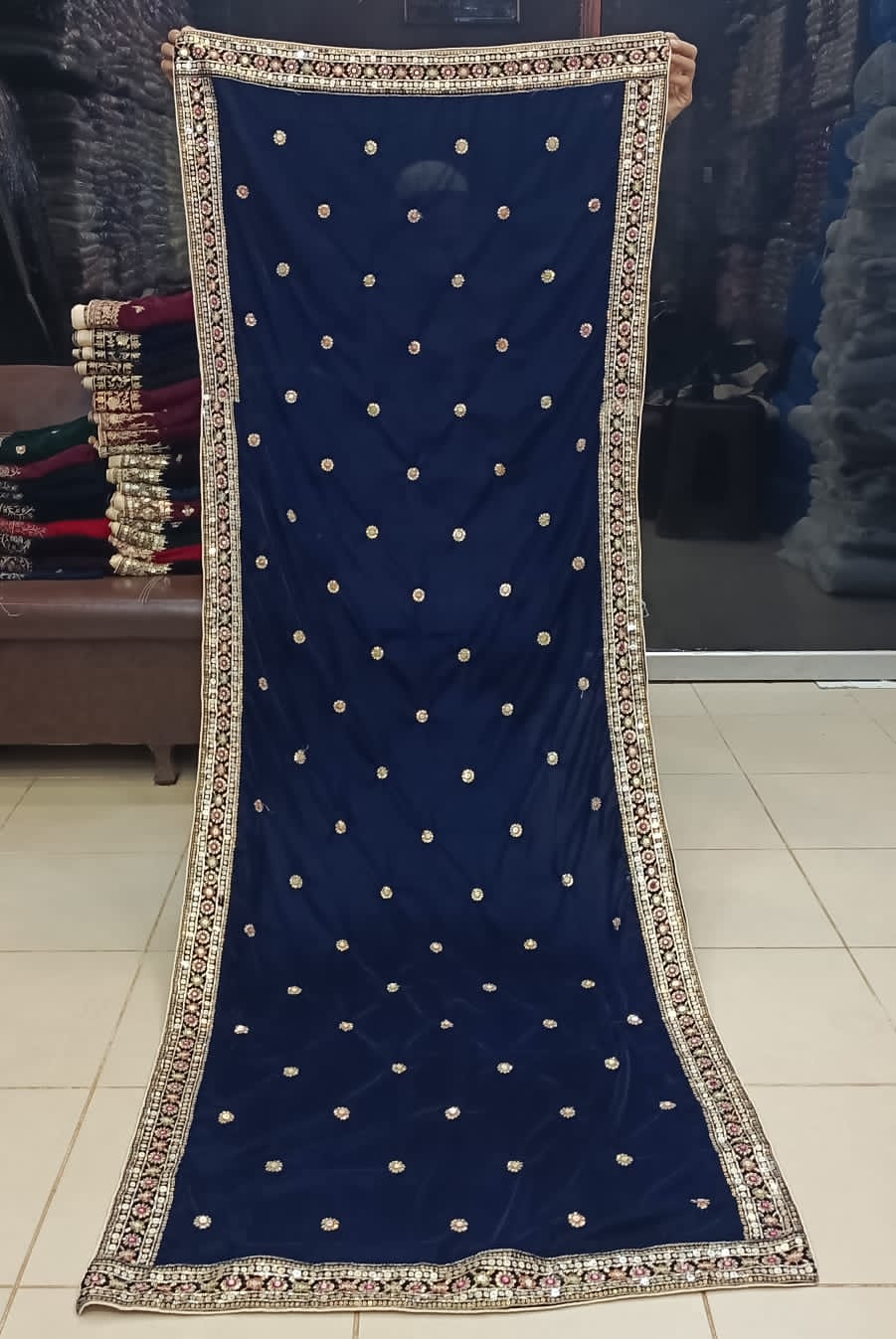Velvet Shawl after 20% Discount 017