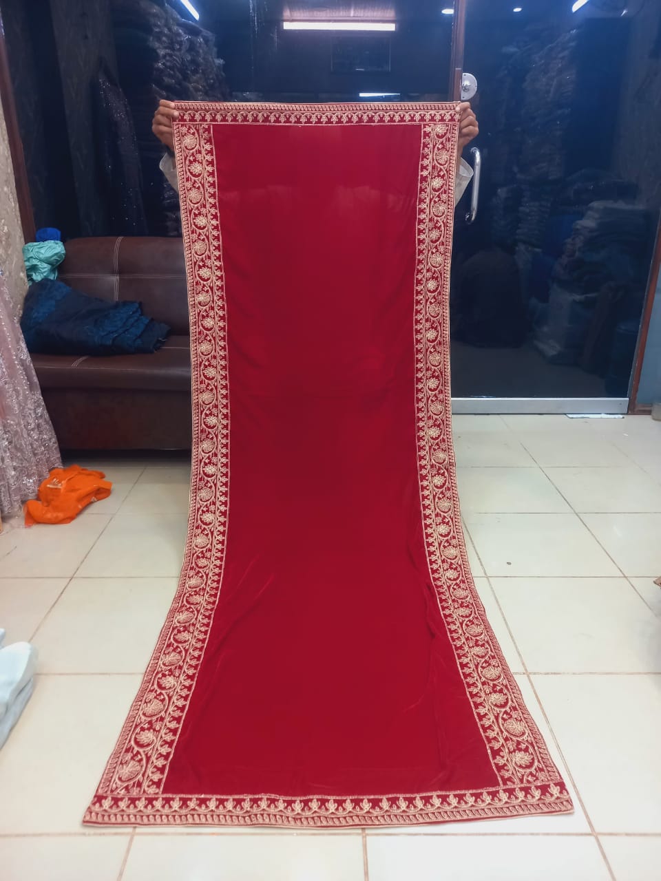 Velvet Shawl after 20% Discount 018