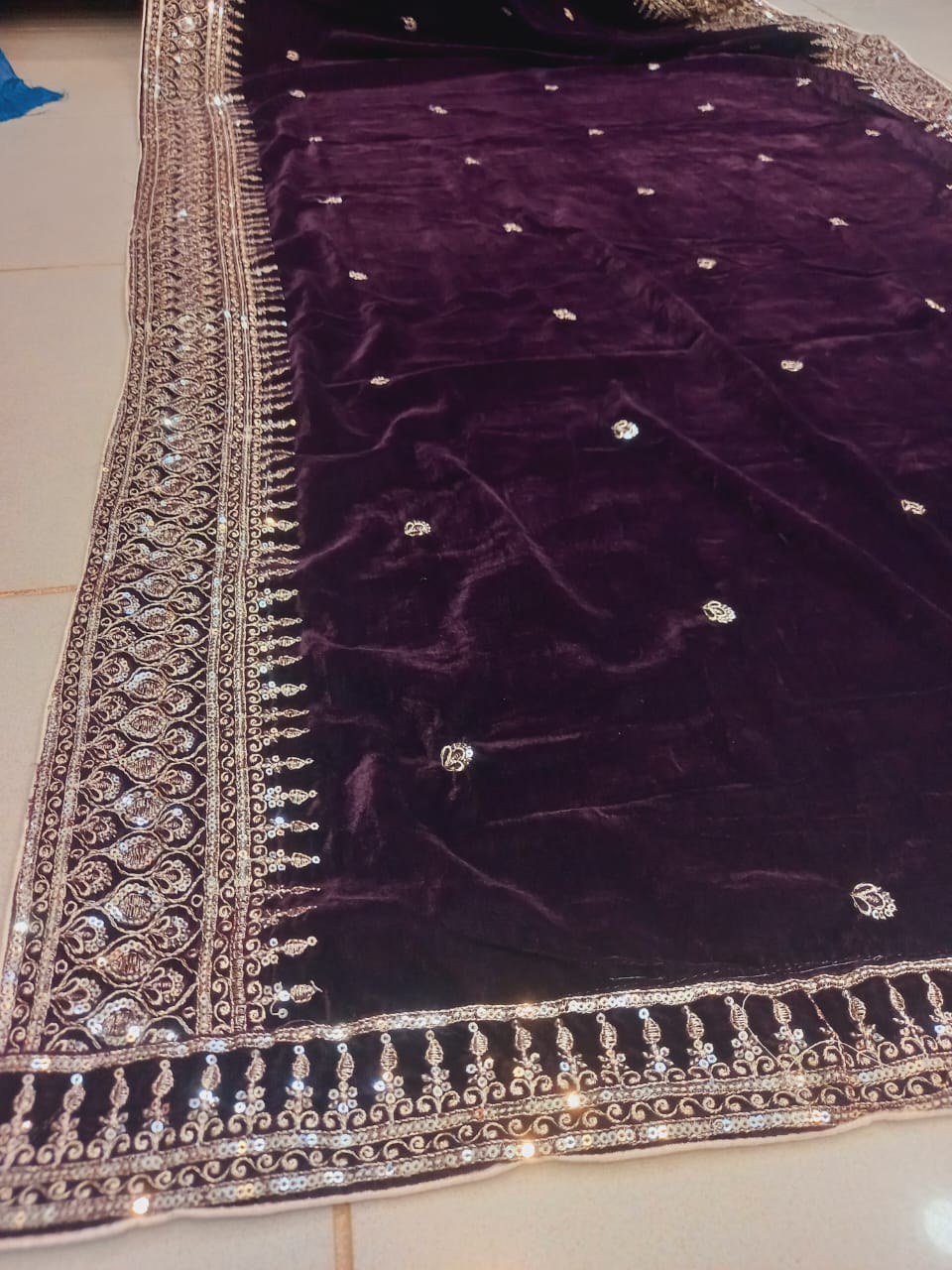 Velvet Shawl after 20% Discount 019