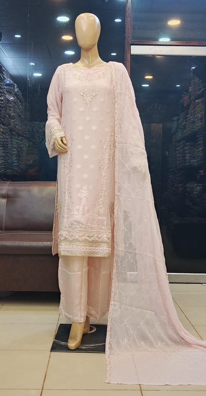 3 Piece Chiffon Stitched 02