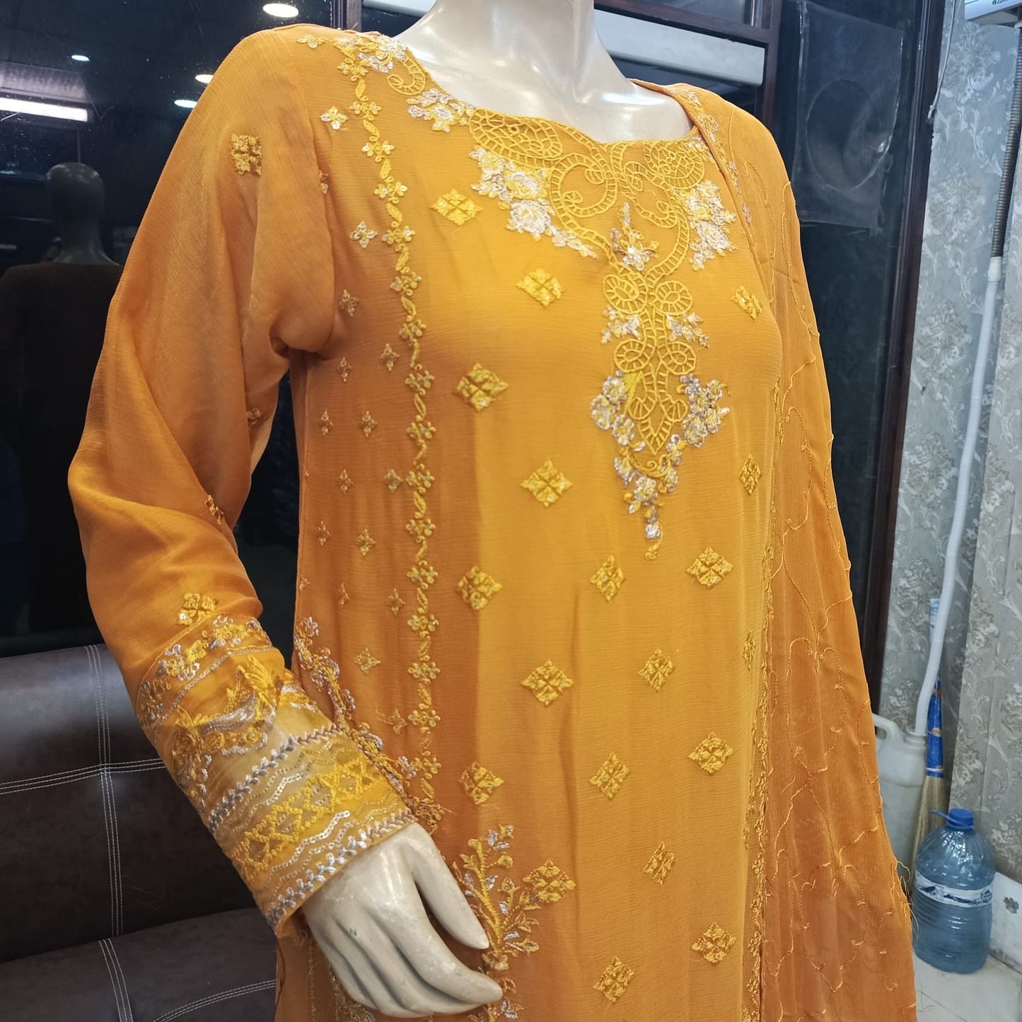 3 Piece Chiffon Stitched 04