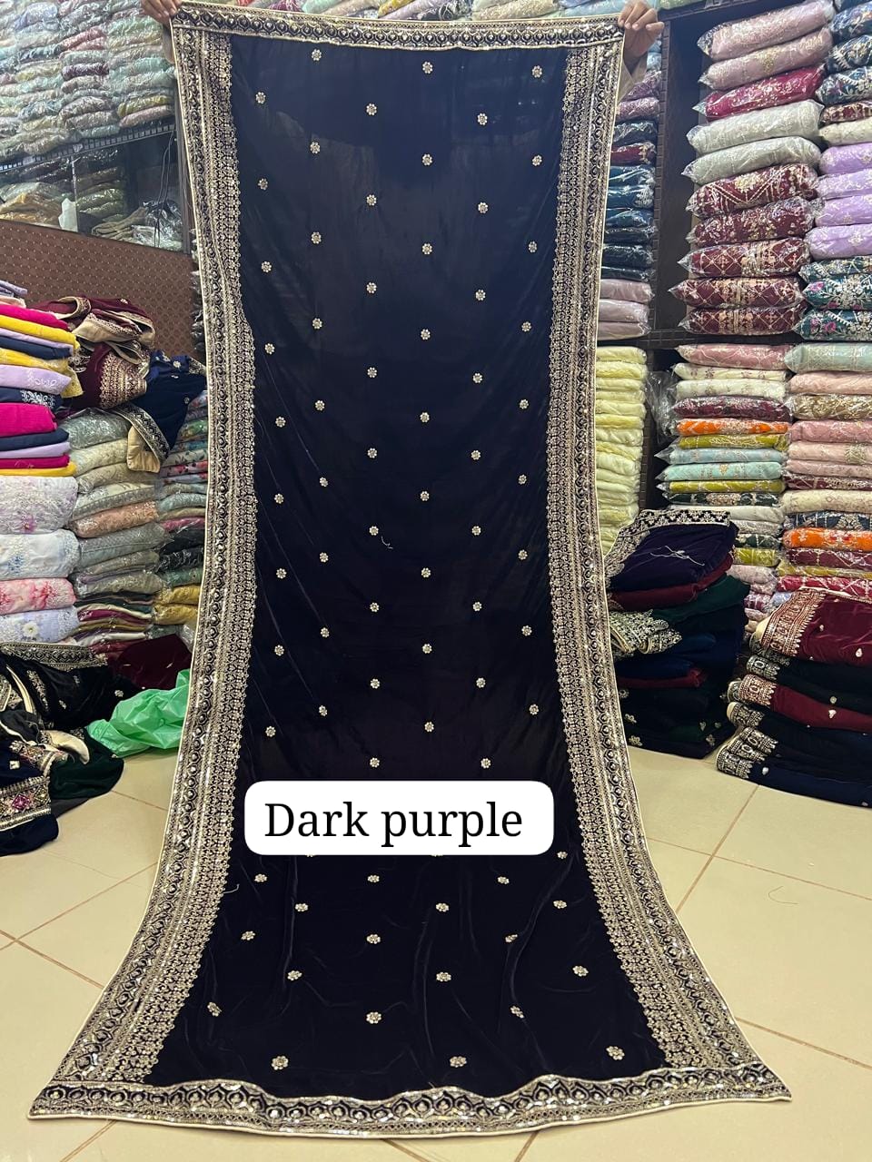 Velvet Shawl 3 Colors