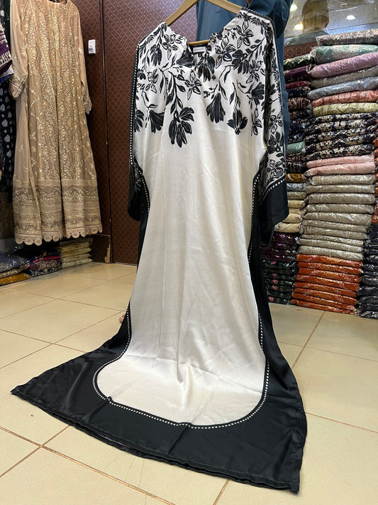 Kaftan-Printed Short Silk 023