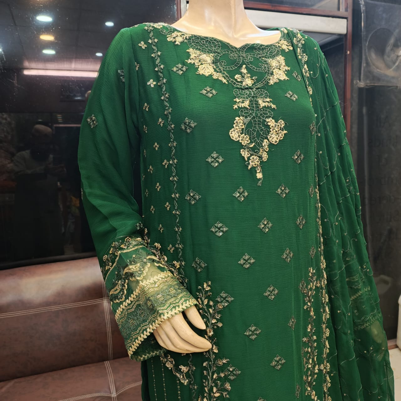 3 Piece Chiffon Stitched 01