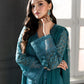 Stitched 3 piece Chiffon Suit Zinc Green 001