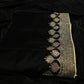 Velvet Shawl Black