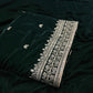 Velvet Shawl Green