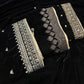 Velvet Shawl Black