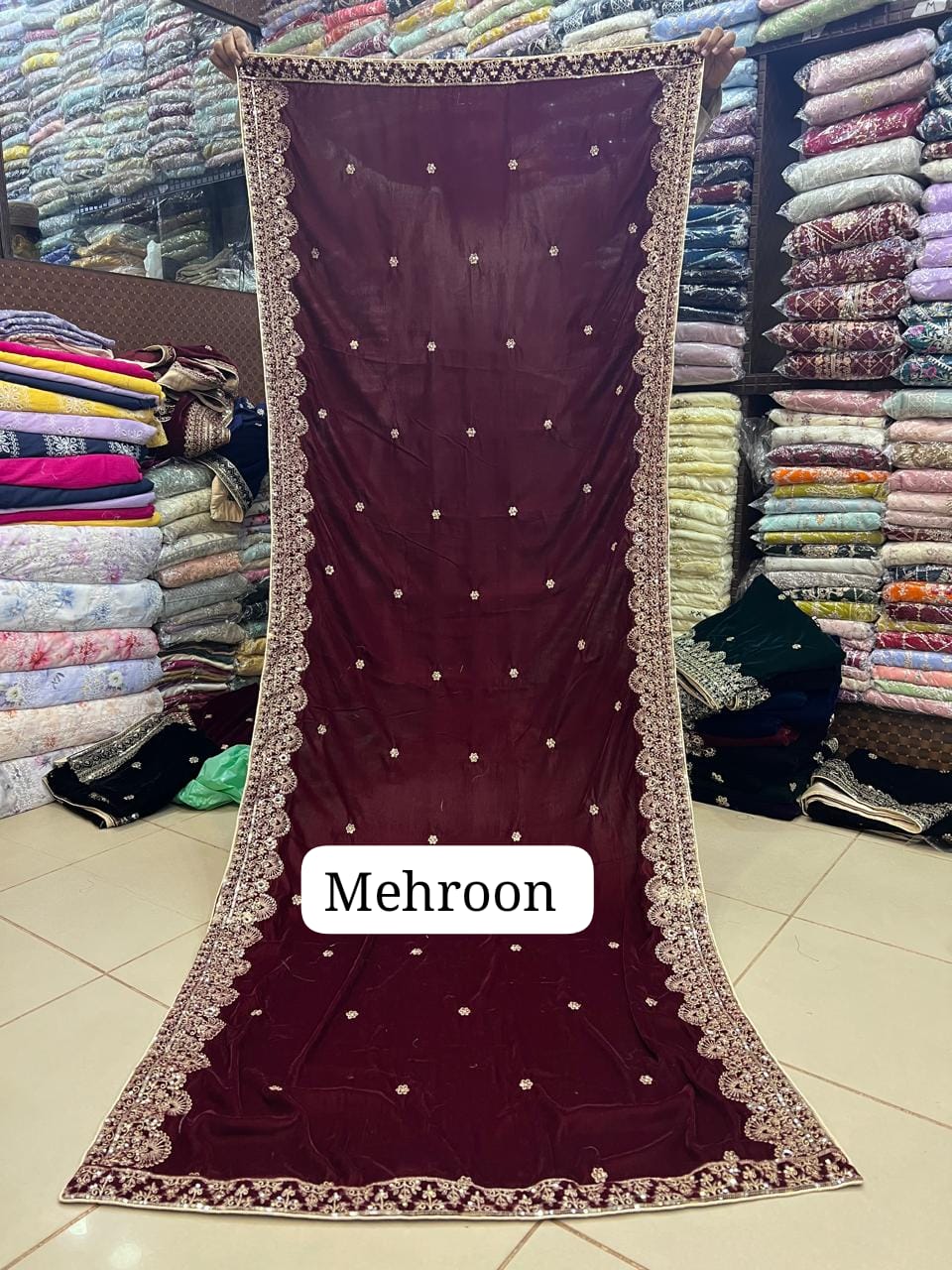 Velvet Shawl 5 Colors