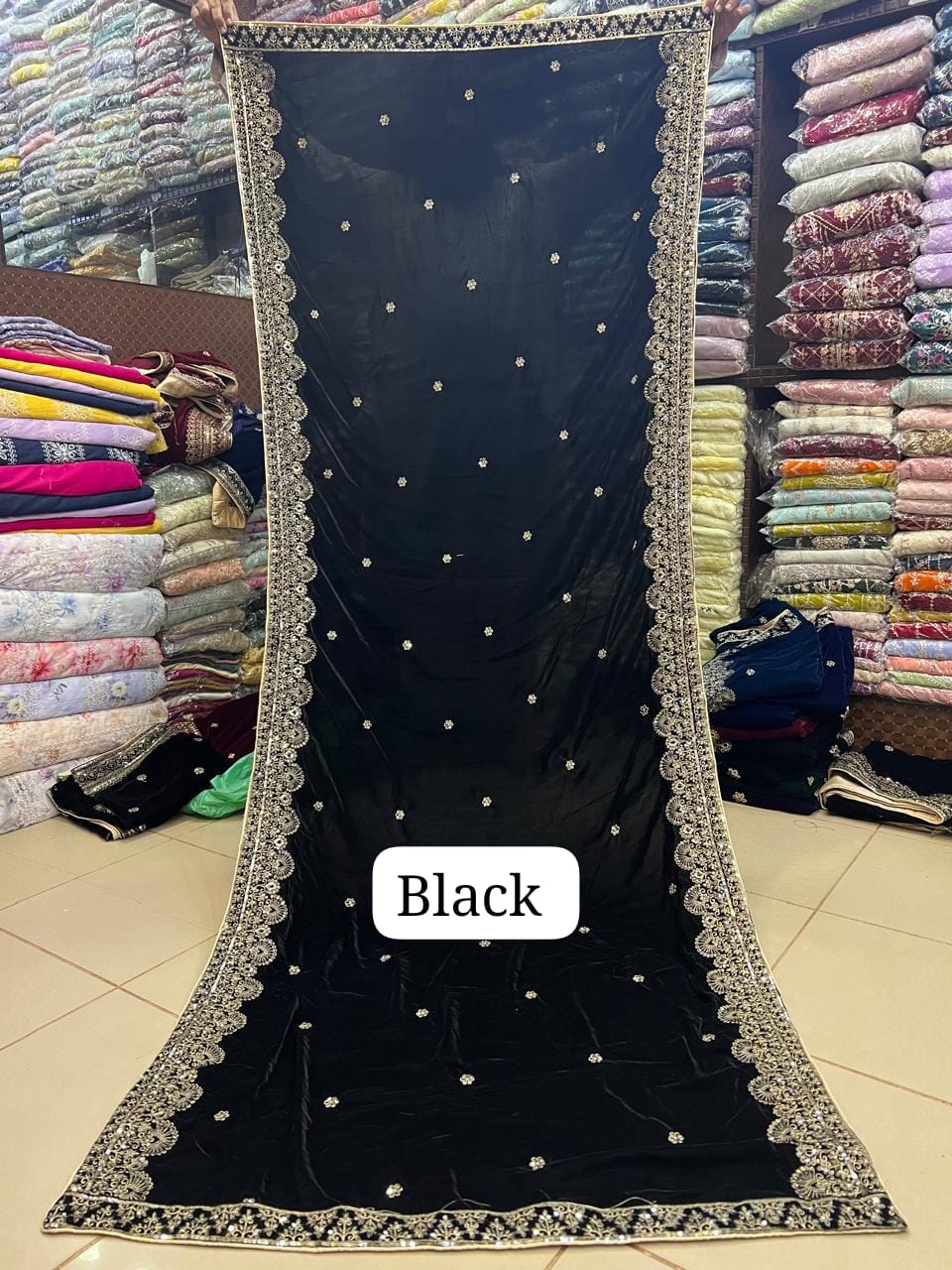 Velvet Shawl 5 Colors