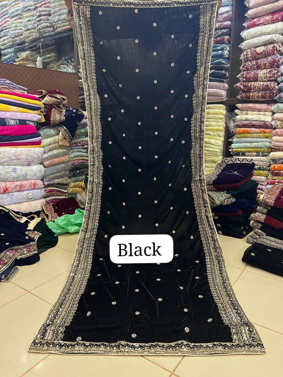 Velvet Shawl 3 Colors