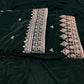 Velvet Shawl Green