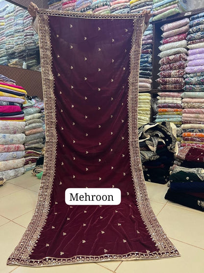 Velvet Shawl 4 Colors