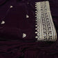 Velvet Shawl Plum