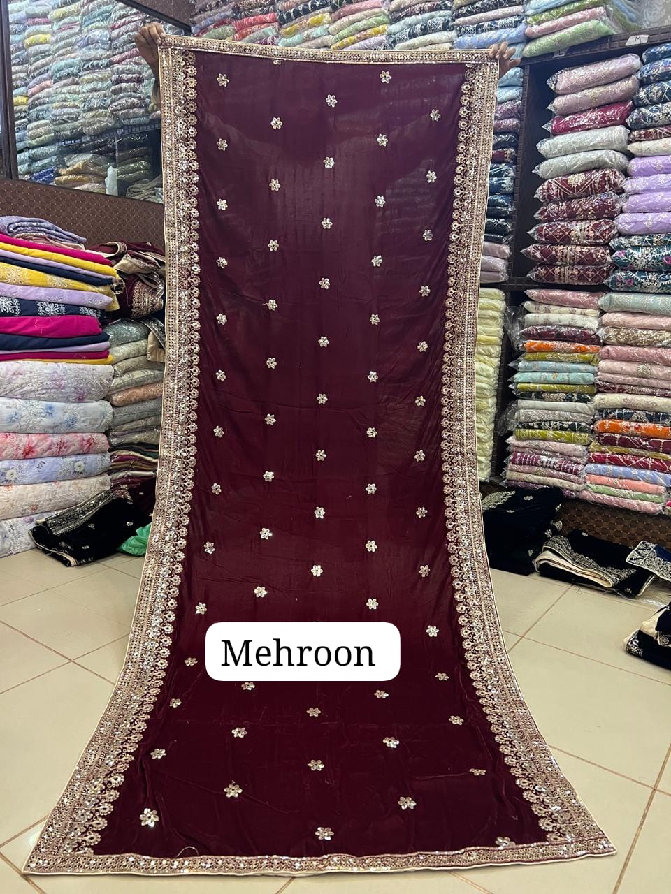 Velvet Shawl 6 Colors