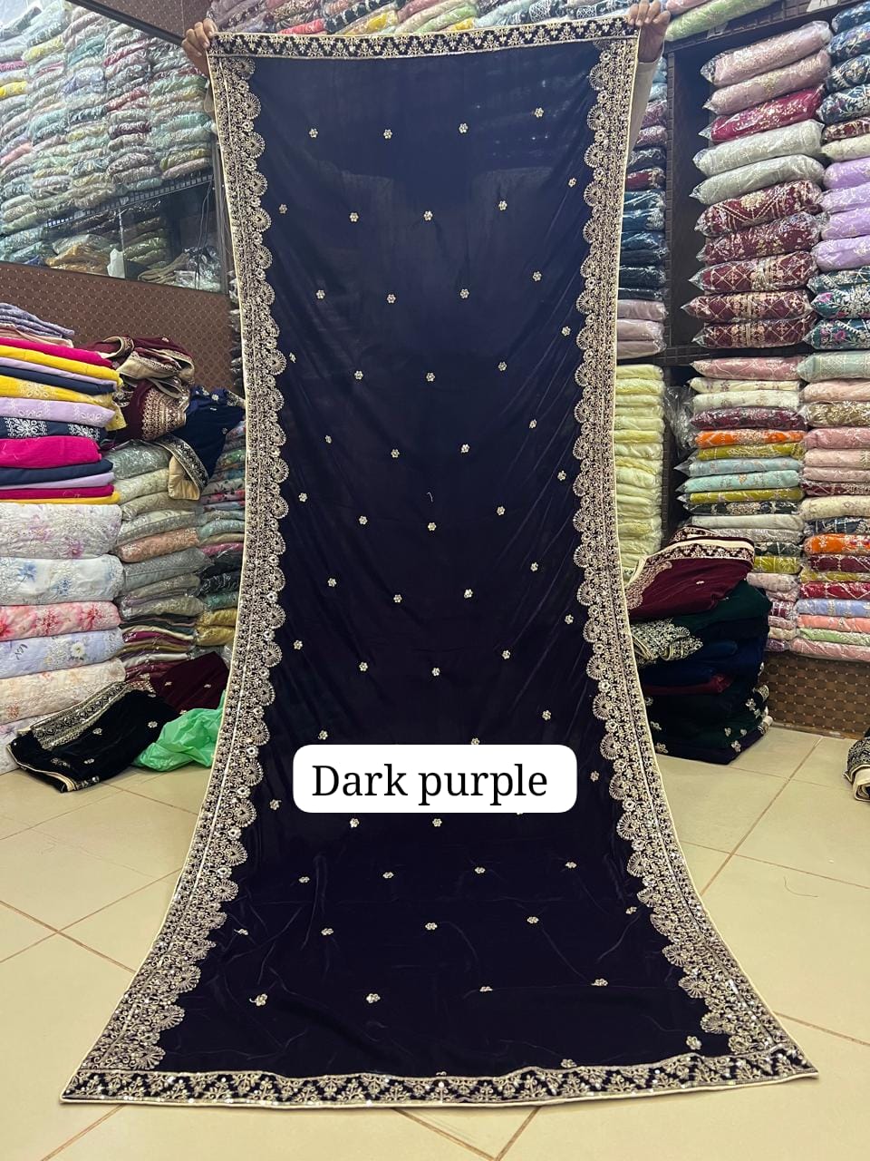 Velvet Shawl 5 Colors