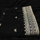 Velvet Shawl Black